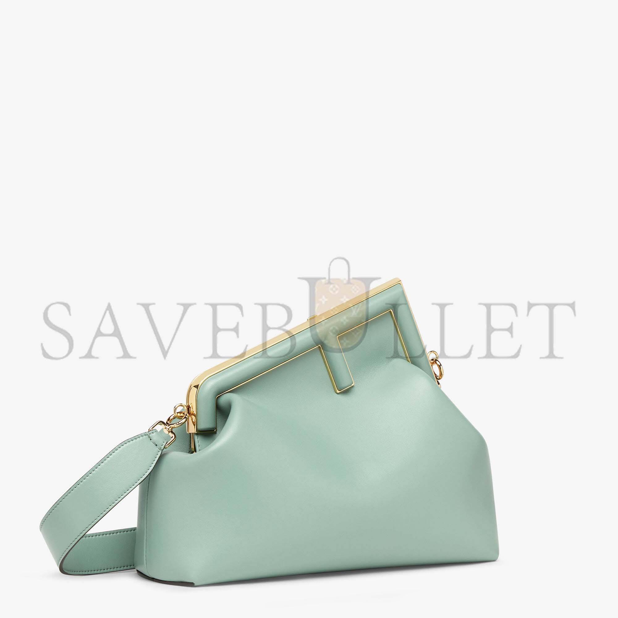 FENDI FIRST MEDIUM - MINT GREEN LEATHER BAG 8BP127ABVEF03HW (32.5*23.5*15cm)