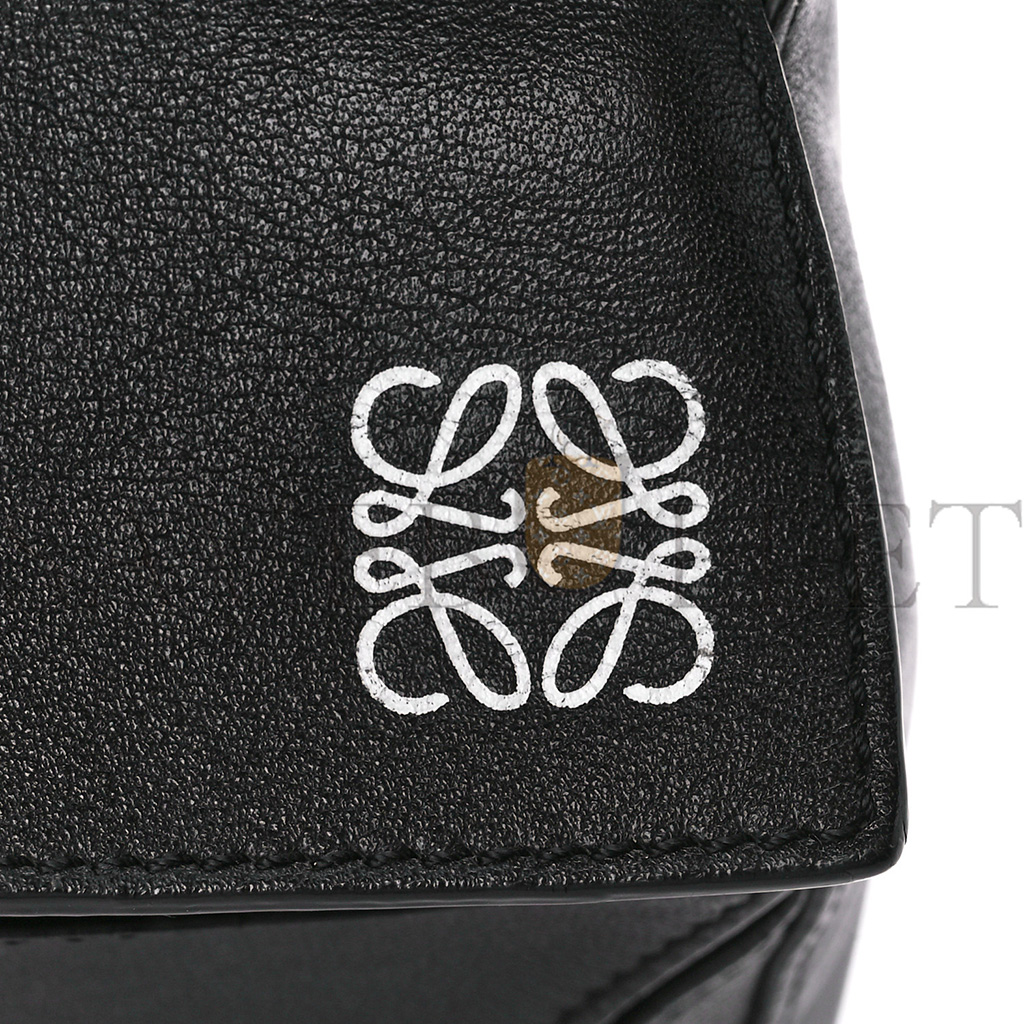LOEWE CALFSKIN MEDIUM PUZZLE BAG BLACK (29*19.5*14cm)
