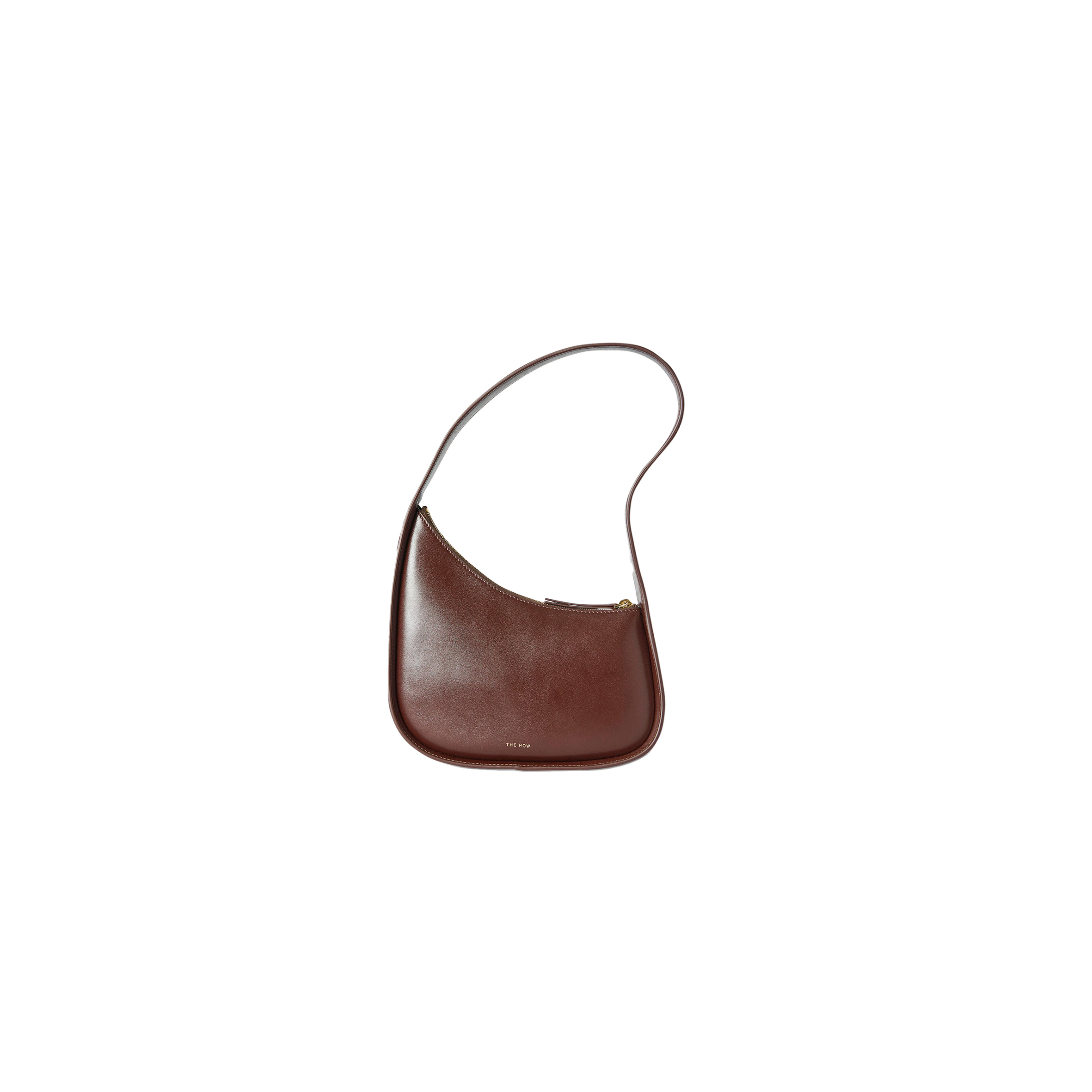 THE ROW HALF MOON BAG IN LEATHER CHERRY WOOD W1249L60CHYWD (34*20*6cm)