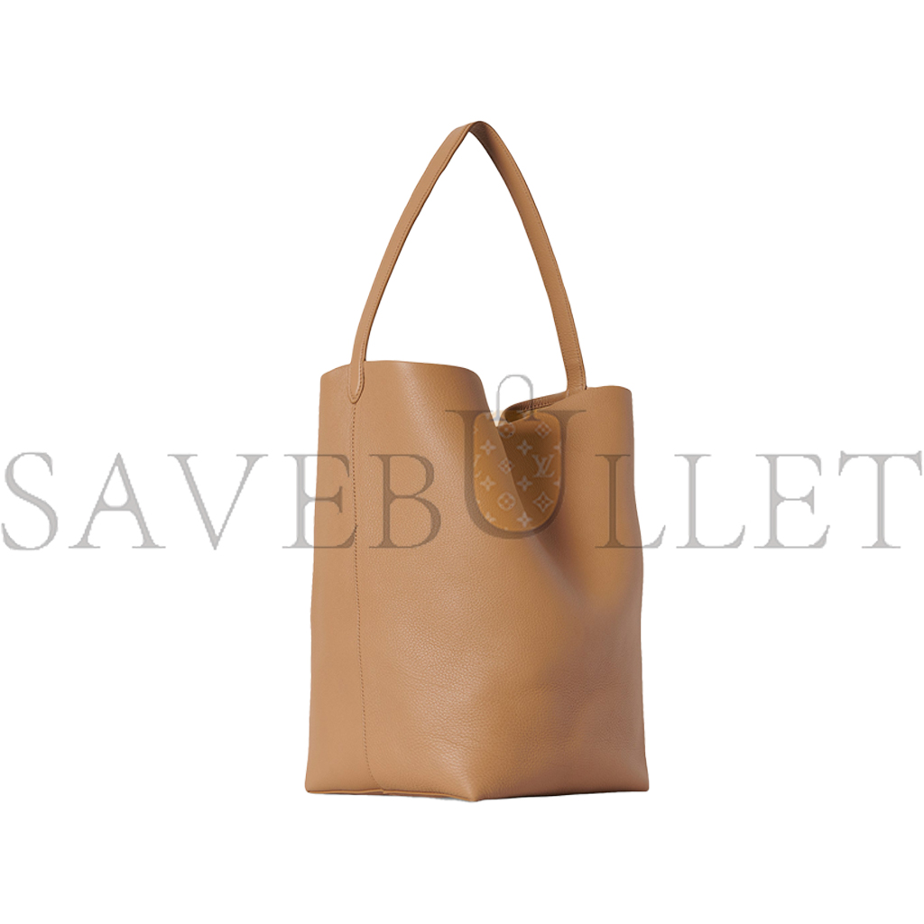 THE ROW LARGE NS PARK TOTE BAG IN LEATHER CINNAMON W1273L129CMON (17*15*8cm)